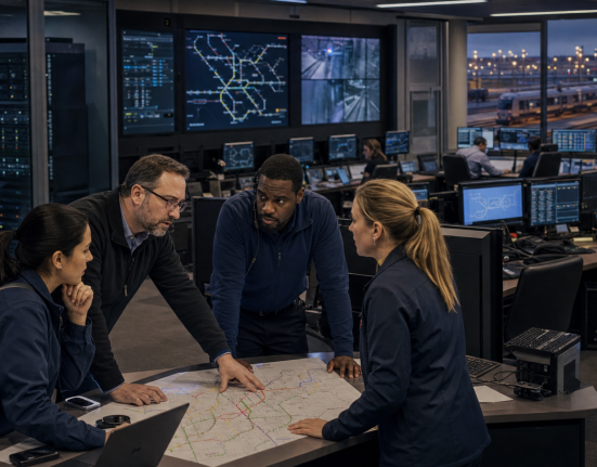 Transit operations and cybersecurity coordination room